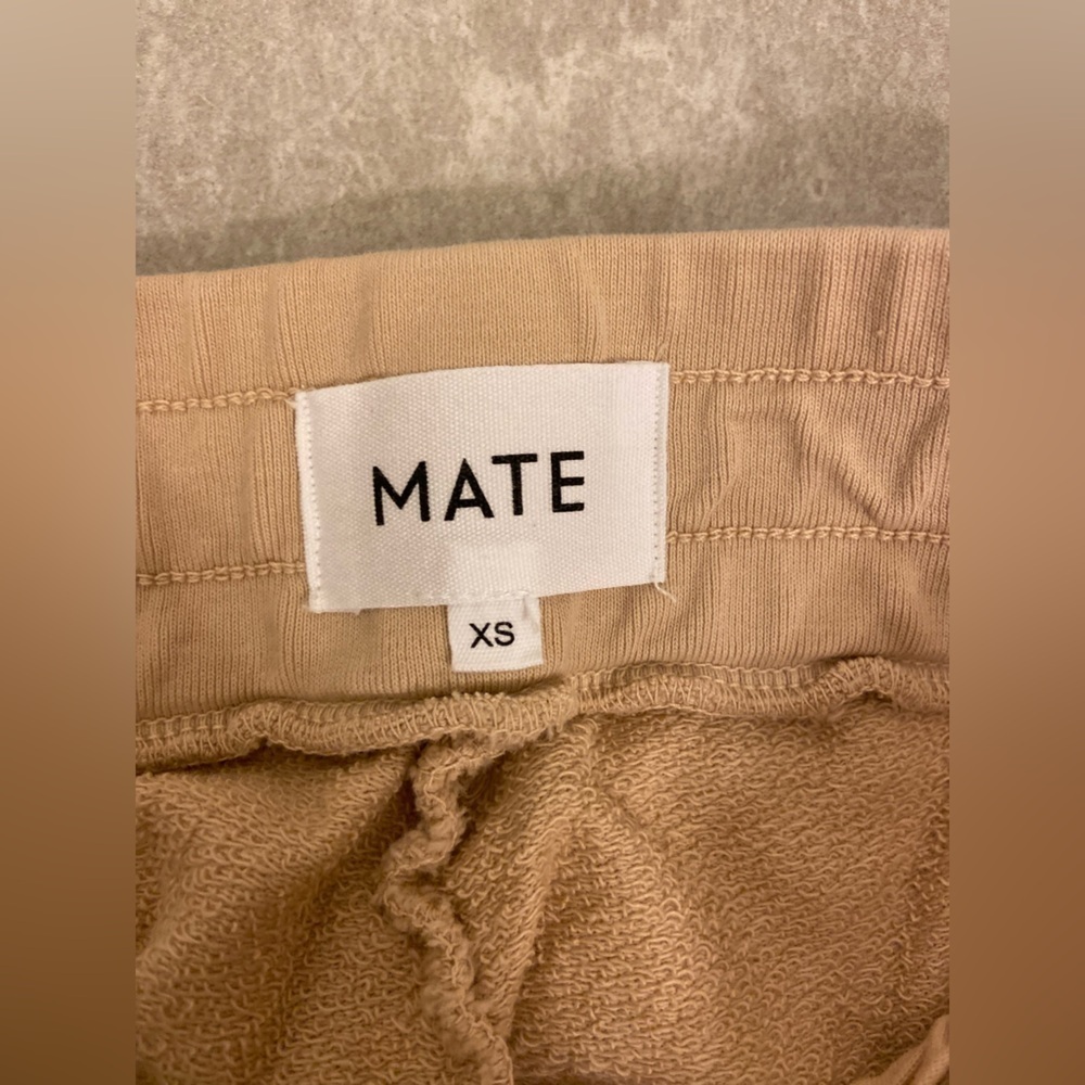 MATE The Label Organic Cotton Terry Jogger Beige Size XS - Picture 5 of 7